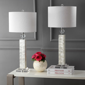 Bailey 32" LED Seashell Table Lamp - JONATHAN Y